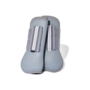 Botas Premium para Caballos, Material PU Gris, Protección Ecuestre para las Patas - Product Image 1