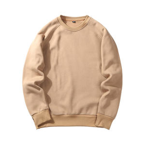 Sweat-shirt en coton à col rond personnalisé en gros avec logo pour hommes - Product Image 1