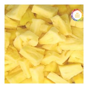 Cubes d'ananas surgelés IQF, ingrédient de fruit tropical jaune sucré pour smoothies, jus, desserts, glaces et production de boissons - Product Image 6
