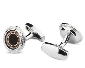 Bijoux de luxe pour hommes, boutons de manchette |   Boutons de manchette personnalisés en acier inoxydable et argent sterling 925 pour mariage et affaires - Product Image 1