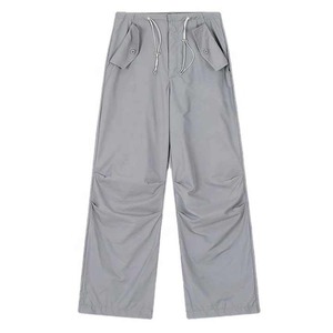 Men's Navy Blue Cotton Mid <b>Waist</b> Drawstring Casual Joggers <b>Elastic</b> Side Pockets Lightweight Woven Fabric Plain Dyed NEW - Product Image 1