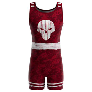 Maillots de lutte tie-dye pour hommes adultes, respirants, à séchage rapide, anti-plis, couleur et logo personnalisables, tailles sur mesure, combinaison de sport ANAX - Product Image 1