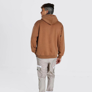High Quality Oversized Pullover Hoodie Men Women Casual Hip Hop Style Embroidered French Screen Printed Streetwear Thermal - Product Image 2