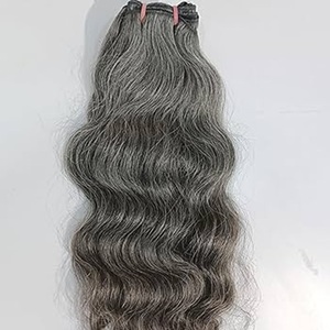 Cabello Humano 100% Natural para Trenzas, 1 Paquete de Extensiones de Cabello Humano Remy Indio Negro Natural Rizado Jerry para Trenzas Boho - Product Image 4