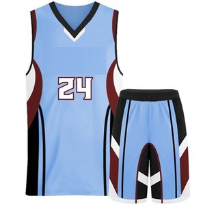 Uniformes de Baloncesto Personalizados de Alta Calidad, Transpirables, en Azul y Blanco, 100% Poliéster, Antibacterianos, Unisex, Disponibles en Tallas Grandes - Product Image 4