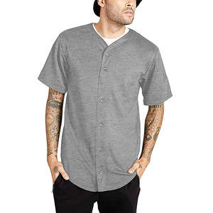 Maillot de baseball respirant imprimé en polyester 100 % personnalisable pour hommes adultes, vente en gros, marque privée - Product Image 5