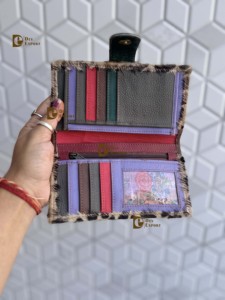 Cartera de Cuero Auténtico de Primera Calidad con Estampado Animal, Elegante y Multiusos, Estilo Occidental para Mujer, en Oferta - Product Image 6