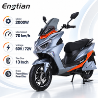 Nouveauté - Scooter électrique à prix d'usine - 2000W - Vitesse 70 km/h - Scooter électrique pour adultes