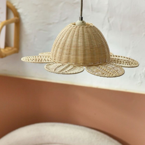 Eco-Friendly Handwoven Bamboo and <b>Rattan</b> <b>Pendant</b> <b>Lights</b> Wholesale Lampshade for Home Hotel Decor <b>Light</b> Covers Bulk - Product Image 5