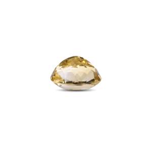 Natural Citrine Loose Gemstone 8.4 Carat Faceted Oval Square Emerald Cut for Fine Jewelry - Product Image 3