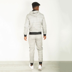 Tech Fleece <b>Tracksuit</b> For Men High Quality Customized Logo Jogger Sweatsuit Hood Breathable Zipper Acid Wash Printed Winter - Product Image 2
