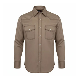 Duty Flame Resistant <b>Welding</b> fr <b>Shirt</b> 100% Cotton FR Workwear Men Long Sleeve <b>Welding</b> fr <b>Shirt</b> Heavy - Product Image 1