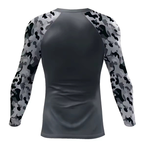Custom Unisex Rash Guard Long Sleeve Sublimation Printed Swim <b>Shirts</b> UPF50 Protection Anti-Bacterial Quick Dry <b>Compression</b> - Product Image 3
