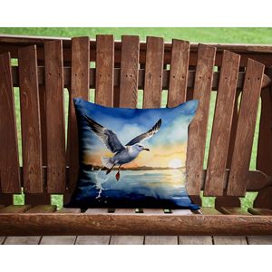 Almohada decorativa baja voladora de gaviota lavable a máquina para uso en interiores y exteriores para sofá cama o patio 14H x 14W - Product Image 2
