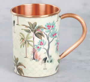 Nuevas tazas de cerveza de agua de cobre con diseño Floral para uso doméstico, usos para fiestas y bodas y regalos de cumpleaños - Product Image 4