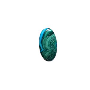Prix de gros Pierre précieuse naturelle Chrysocolle Malachite de haute qualité, taille ovale, pour la fabrication de bijoux, vert, tailles assorties - Product Image 1