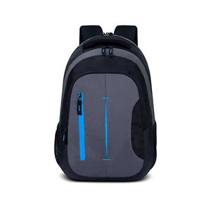 Unisex Nylon Backpack With Adjustable Strap Zipper Closure 20-<b>30L</b> Capacity Casual Daily Use Lightweight Design Solid Color - Product Image 1