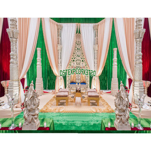 Socle de mariage indien, grande taille, bijoux de luxe pour mariage, célébration, - Product Image 2