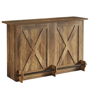 Tavolo Alto Pieghevole per Bar, Arredamento per Interni ed Esterni, Casa, Hotel, Seminterrato, Giardino, Feste, Base Robusta - Product Image 2