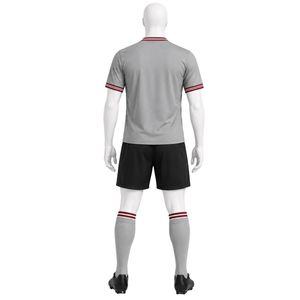 Customized Color Cotton Polyester Men's Soccer Jersey Set Shorts Lightweight Safety <b>Athletic</b> Uniform Breathable Sportswear - Product Image 2