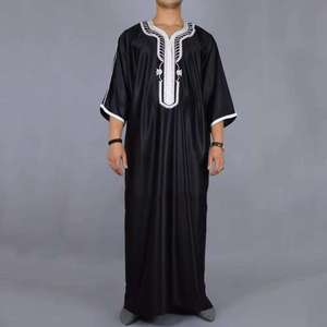 Wholesale Islamic Long Sleeve Kuwait Muslim <b>Thobes</b> <b>Men</b> - Product Image 4
