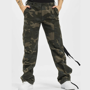Pantalons cargo pour femmes, pantalons utilitaires confortables avec de grandes poches et un design durable pour les activités décontractées et de plein air - Product Image 4