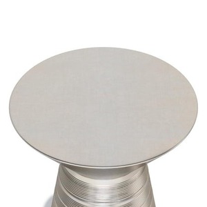Modern Minimalist Metal Coffee <b>Table</b> With Conical Base For Living Room Furniture - Product Image 3