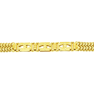Pulseras de Hombre Chapadas en Oro de 14K, 18K y 24K, Estilo Dubái, Joyería de Moda Árabe para Hombre, Pulsera de Oro, Oro Joyería - Product Image 2