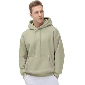 Cotton thermal hoodie <b>men</b> Long sleeve printed <b>pullover</b> Oversize winter coat <b>men</b> Embroidered sweatshirt <b>men</b> - Product Image 2