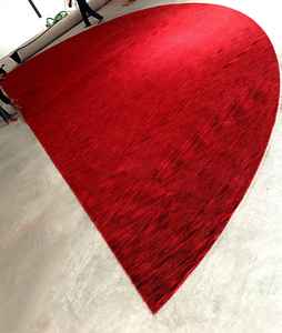 Alfombra de Lana de Alta Calidad con Diseño Abstracto Multicolor Contemporáneo |   Alfombra de Oración Ecológica Antideslizante y Apta para Mascotas, Forma Rectangular - Product Image 3