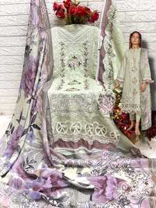 Nouveaux costumes pakistanais en coton pour femmes, style indien, avec de riches broderies, prix bas - Product Image 1