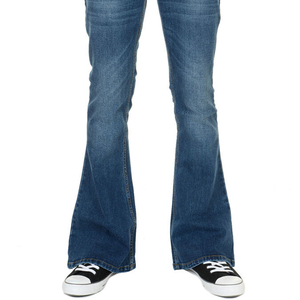 Nouveautés populaires : Pantalons en jean pour femmes, coupe slim taille haute et évasée, respirants, OEM - Product Image 4