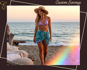 Pareo Hawaiano Polinesio Personalizado de Moda, Envoltura de Playa, Ropa Tropical para Resort, Exportador de Tejidos OEM ODM - Product Image 2