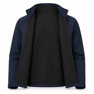 Veste Softshell Premium pour Homme, Résistante à l'Eau, Extensible en Polyester, Col Montant, Poche Poitrine Zippée, Logo Personnalisé, Vêtement de Travail d'Extérieur, OEM - Product Image 5