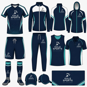 Uniforme de Fútbol Personalizado de Alta Calidad con Camiseta, Pantalones, Pantalones Cortos, Gorra, Calcetines, 100% Poliéster, Unisex, para Todas las Temporadas - Product Image 1