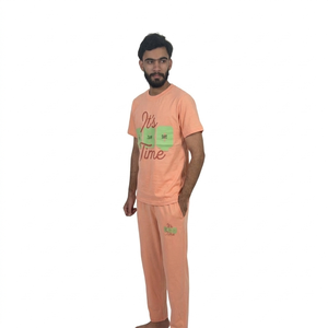 Ensemble T-shirt et pantalon pour homme, tendance et nouveau look, best-seller, dernière arrivée - Product Image 2