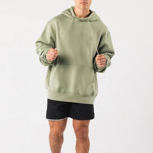 Custom 300G Breathable Oversized Hoodie Heavy Weight Men's Hoodie <b>Sweatshirt</b> Manufacturers Men Hoodie - Product Image 3