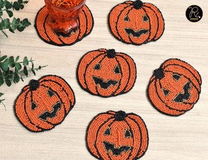 <b>Beaded</b> <b>Coaster</b> Vibrant Table Decor for Weddings, Parties, and Home Buy Direct From Supplier At Bulk Price - Product Image 4