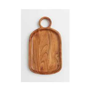 Planche de service rectangulaire en bois avec incrustation de résine blanche, artisanale, plateau à charcuterie en bois dur de qualité supérieure, plateau à fromage, ustensiles de cuisine - Product Image 2