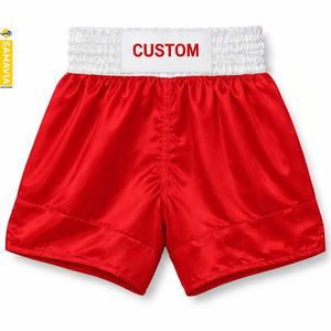 กางเกงมวยไทยสั่งทำพิเศษ น้ำหนักเบา โพลีเอสเตอร์ 100% ระบายอากาศได้ดี ชุดศิลปะการต่อสู้แบบซับลิเมชั่น สำหรับฝึกซ้อม ขายส่ง รับออเดอร์จำนวนมาก - Product Image 1