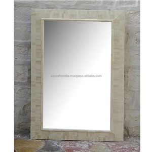 Suministro directo de fábrica, espejo con incrustaciones de hueso de diseño moderno hecho a medida para decoración de pared elegante, hogares, oficinas, cantidad a granel disponible - Product Image 1