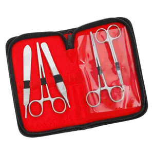Kit Completo de Sutura Eléctrica para Práctica Ortopédica, Instrumentos de Acero Inoxidable, Almohadilla de Silicona Realista para Uso Médico y Veterinario - Product Image 1