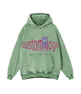 Sudadera con Capucha de Algodón Grueso de 250g, Estilo Retro Urbano, con Estampado de Dibujos Animados, Diseño Ecológico y Forrado; Impresión Digital Personalizable - Product Image 3