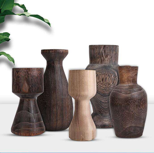 Porte-bougie en bois poli écologique, figurine décorative, pour mariage, Noël, Ramadan, cadeau élégant pour la maison, MULTI CRAFT - Product Image 6