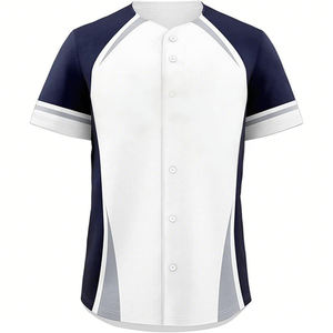 Maillot de baseball unisexe respirant personnalisable avec numéro, haute qualité, vente chaude - Product Image 2