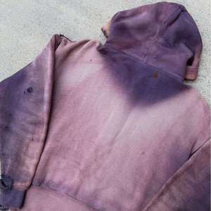<b>Vintage</b> <b>French</b> Terry Cotton Fleece High Quality Customizable Breathable Plus Size Hoodie Men Front Distressed Print Chenille - Product Image 5