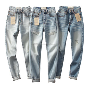 New Style <b>Summer</b> 2024 Straight Slimming High Street <b>Pants</b> Wholesale Price Fashion Denim Jeans <b>Pants</b> for <b>Womens</b> From Bangladesh - Product Image 5