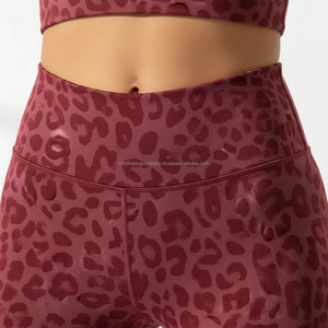 Private Label Yoga Set Sublimated Sports <b>Bra</b> Scrunch Butt Shorts Women Gym Workout Fitness Activewear High Waist Elastic Waist - Product Image 4