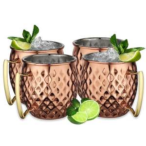 Artículos de cobre para bebidas, artículos de cobre para bar, artículos de cocina de cobre, vajilla de cobre, utensilios de servir de cobre, decoración del hogar de cobre, taza de cobre, decoración de interiores de cobre - Product Image 1