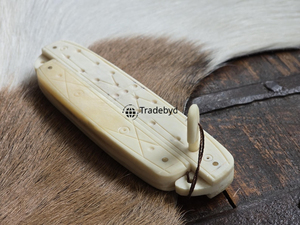 Peine de Hueso Artesanal Tradebyd, Herramienta de Lujo para el Cuidado del Cabello, Peine Suave para Desenredar para Hombres y Mujeres - Product Image 4